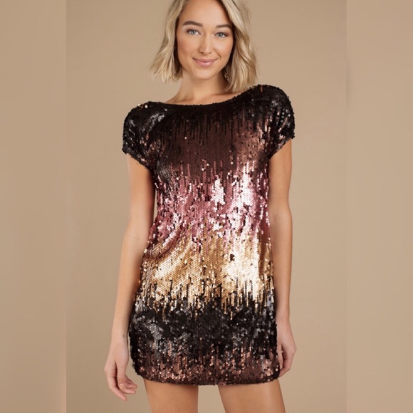 Tobi Dresses & Skirts - NWT Tobi Ombré Sequin Mini Dress